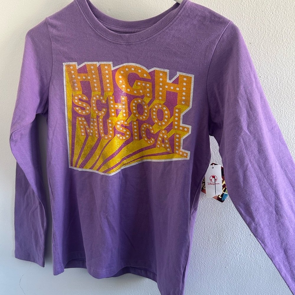 Disney Purple High School Musical Long Sleeve Tee